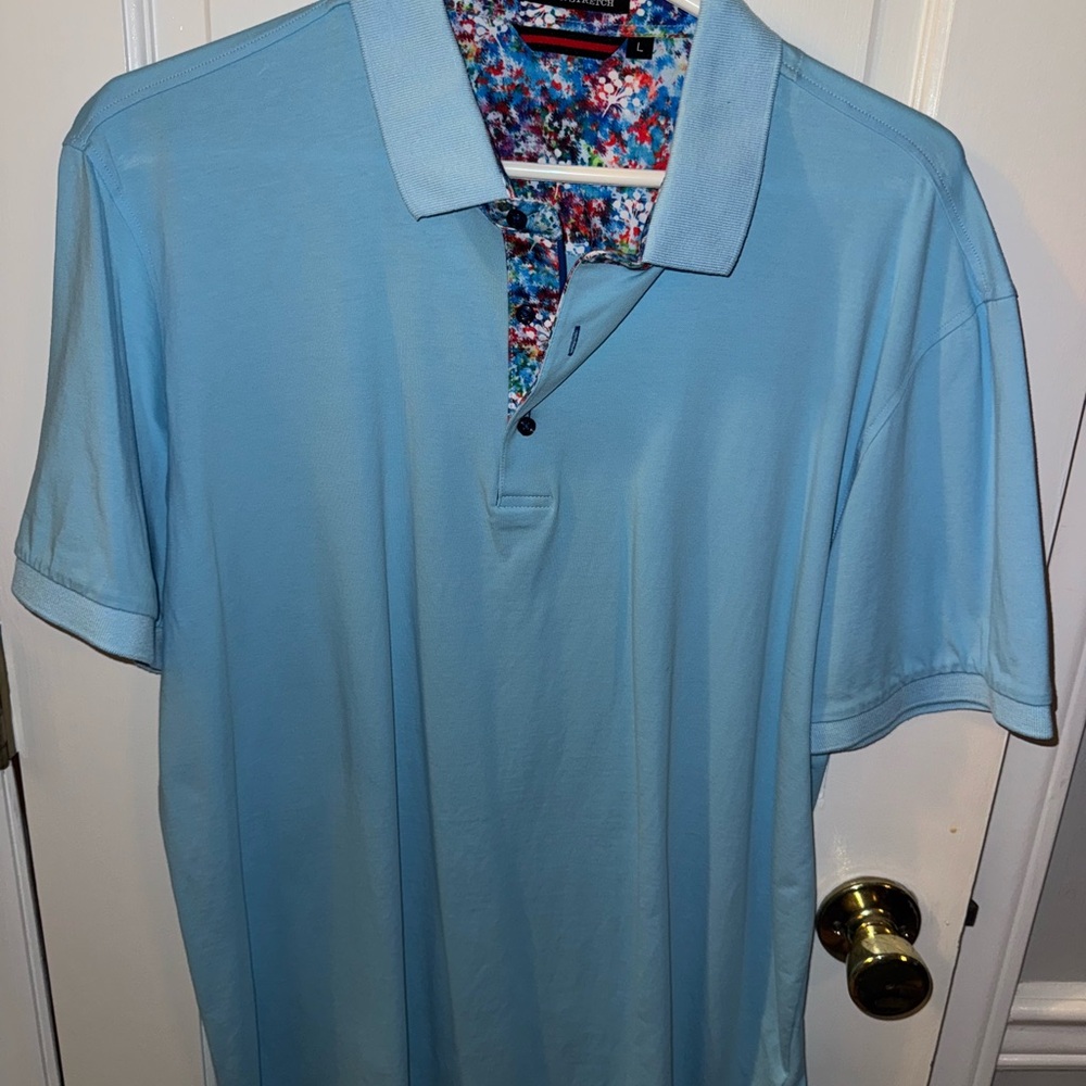 Men's Light Blue Polo Shirt